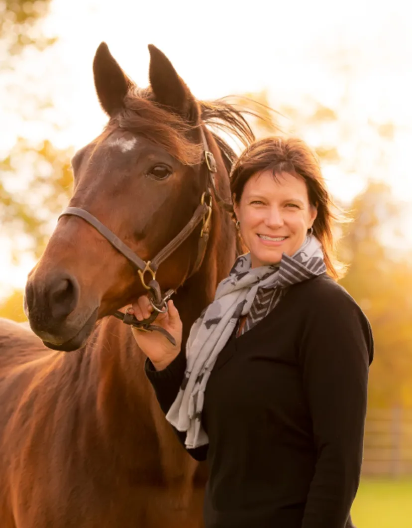 Dr. Carole Michon at Russell Equine Veterinary Service
